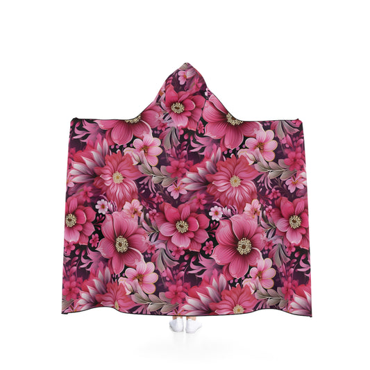 Peony Dreams Snuggle Hooded Blanket