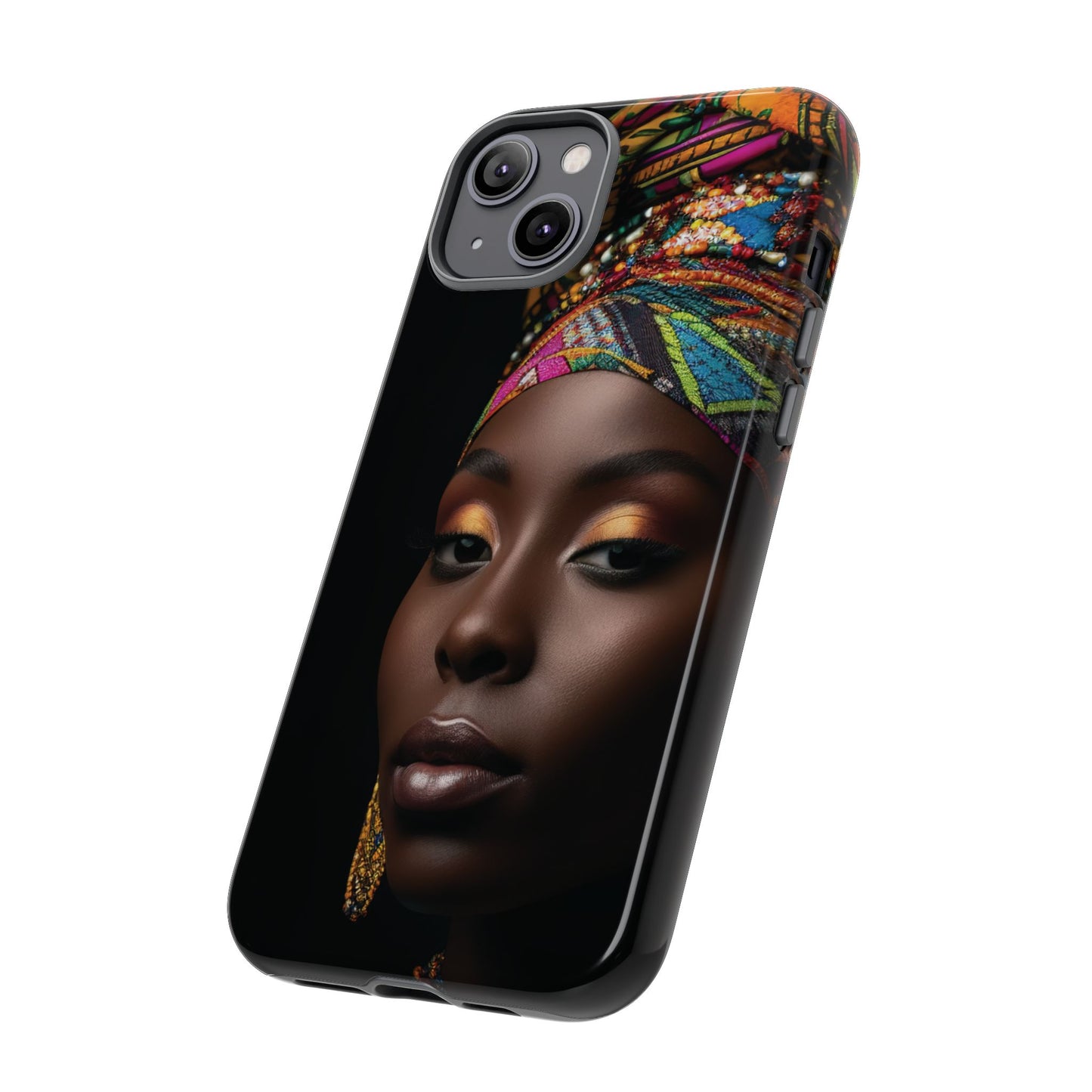 Regal Reflections: African Majesty Tough Google Pixel, iPhone and Samsung Cases.