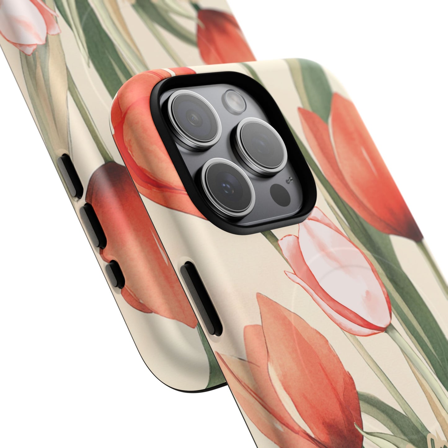 My Help comes from the Lord Psalm 121:2, Inspirational Gift, Tough iPhone Magnetic Case Scripture, Floral Bible Verse, MagSafe® iPhone® Tough Case, iPhone 14, iPhone 15, iPhone 16, Pro, Pro Max, Plus.