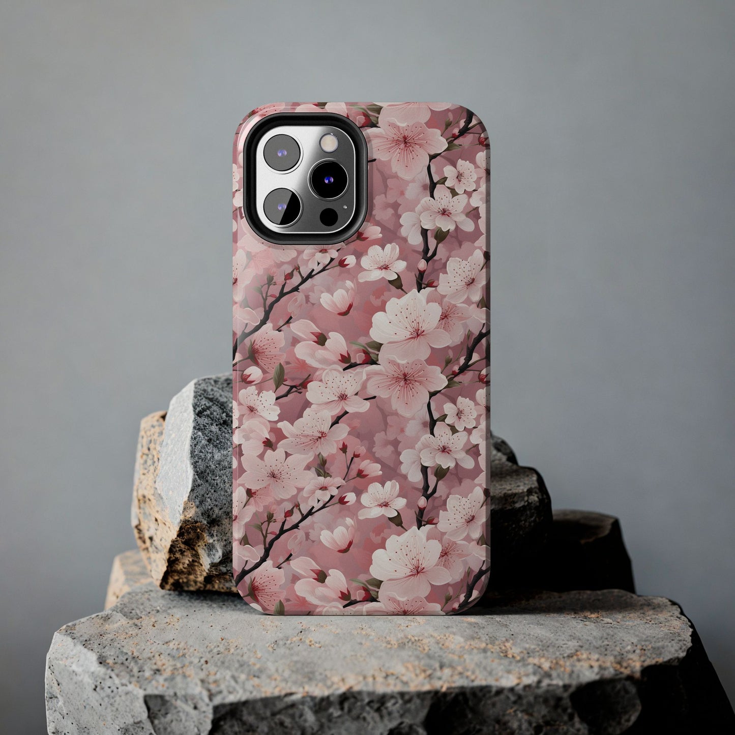 Cherry Blossom iPhone and Samsung Tough Phone Cases