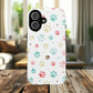 Pet Lover Magnetic iPhone Case - Cute Paw Print Design, Tough Magnetic Cases for Dog and Cat Owners, Gift for Animal Lovers