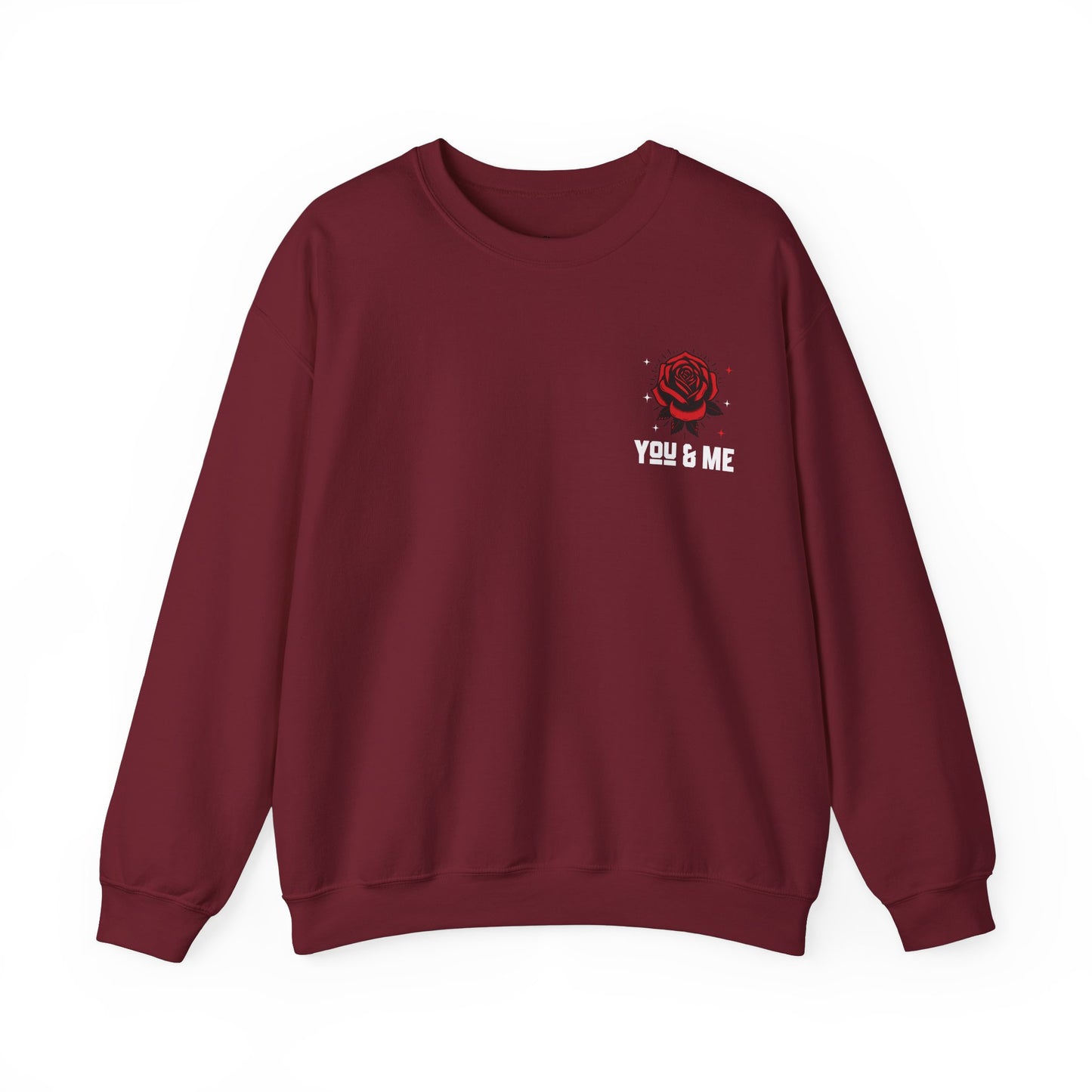 You and Me Valentines Unisex Heavy Blend™ Crewneck Sweatshirt.