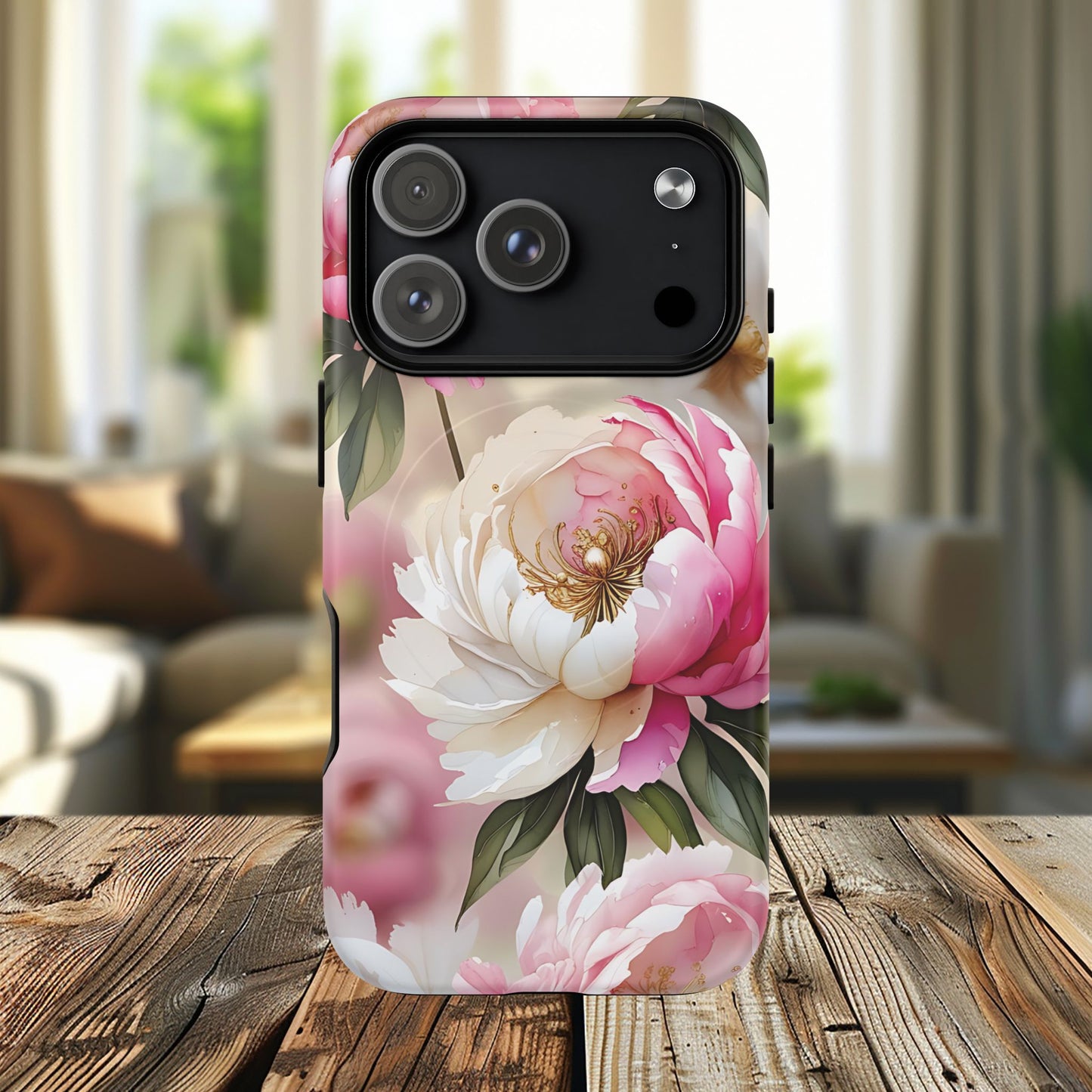Blooming Petals Tough Magnetic Phone Cases, Elegant Phone Cover, Durable Case for Flower Lovers, Phone Accessories