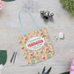 Personalized Doodle Daydream Composition Book Inspired Canvas Tote Bag with Colorful Straps, Cute School Bag, Eco-Friendly Tote, Back to School Shopping Bag, Teacher Gift Idea