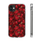 Velvet Petal Noir Floral Petal Clear Impact-Resistant iPhone and Samsung Case.