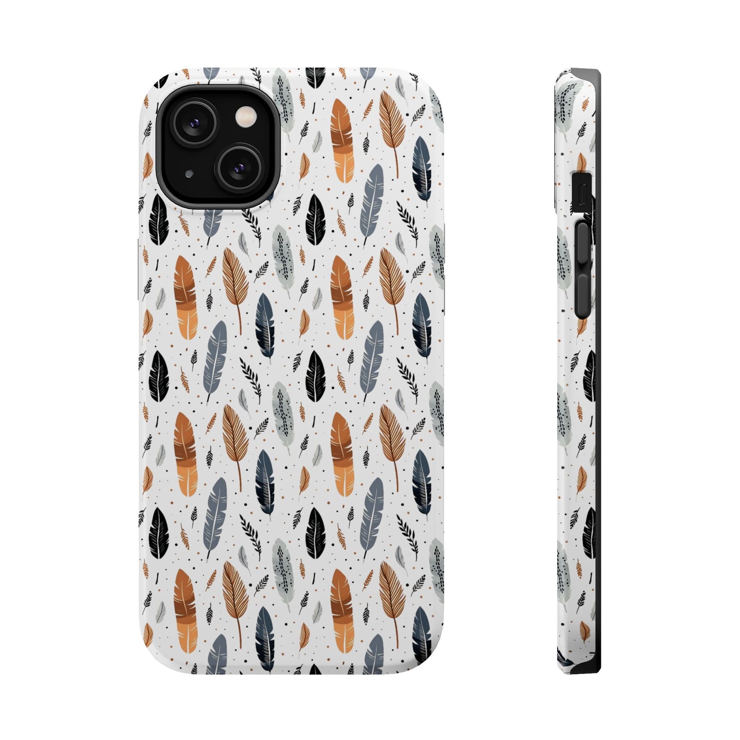 Whispering Feathers Magnetic Tough iPhone Cases