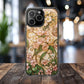 Floral Vintage Art Stained Glass Effect Nouveau Clear Magnetic Impact Case
