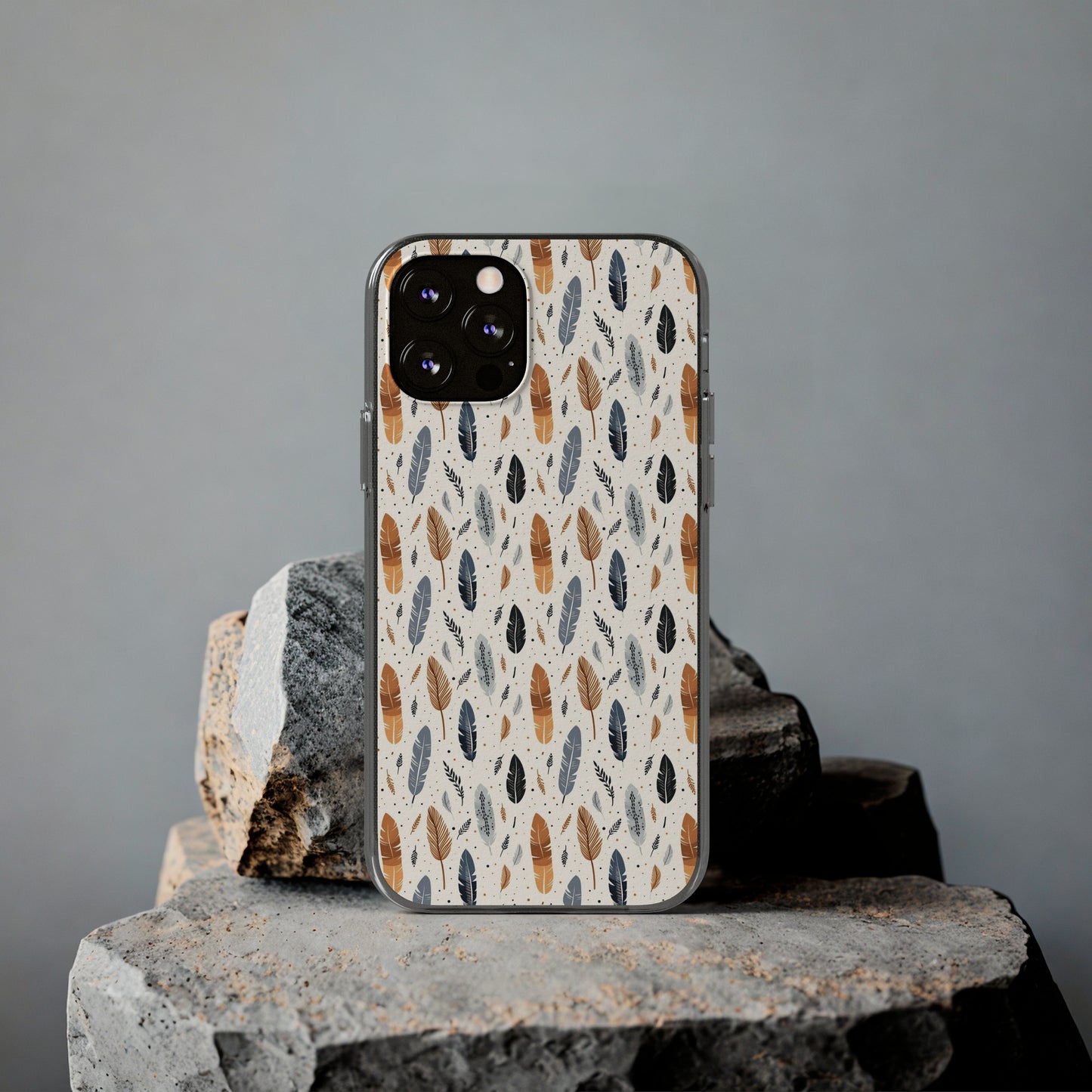 Whispering Feathers Soft iPhone, Google and Samsung Cases