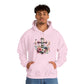 Faith and Floral Cross Unisex Heavy Blend™ Gildan Hooded Sweatshirt.