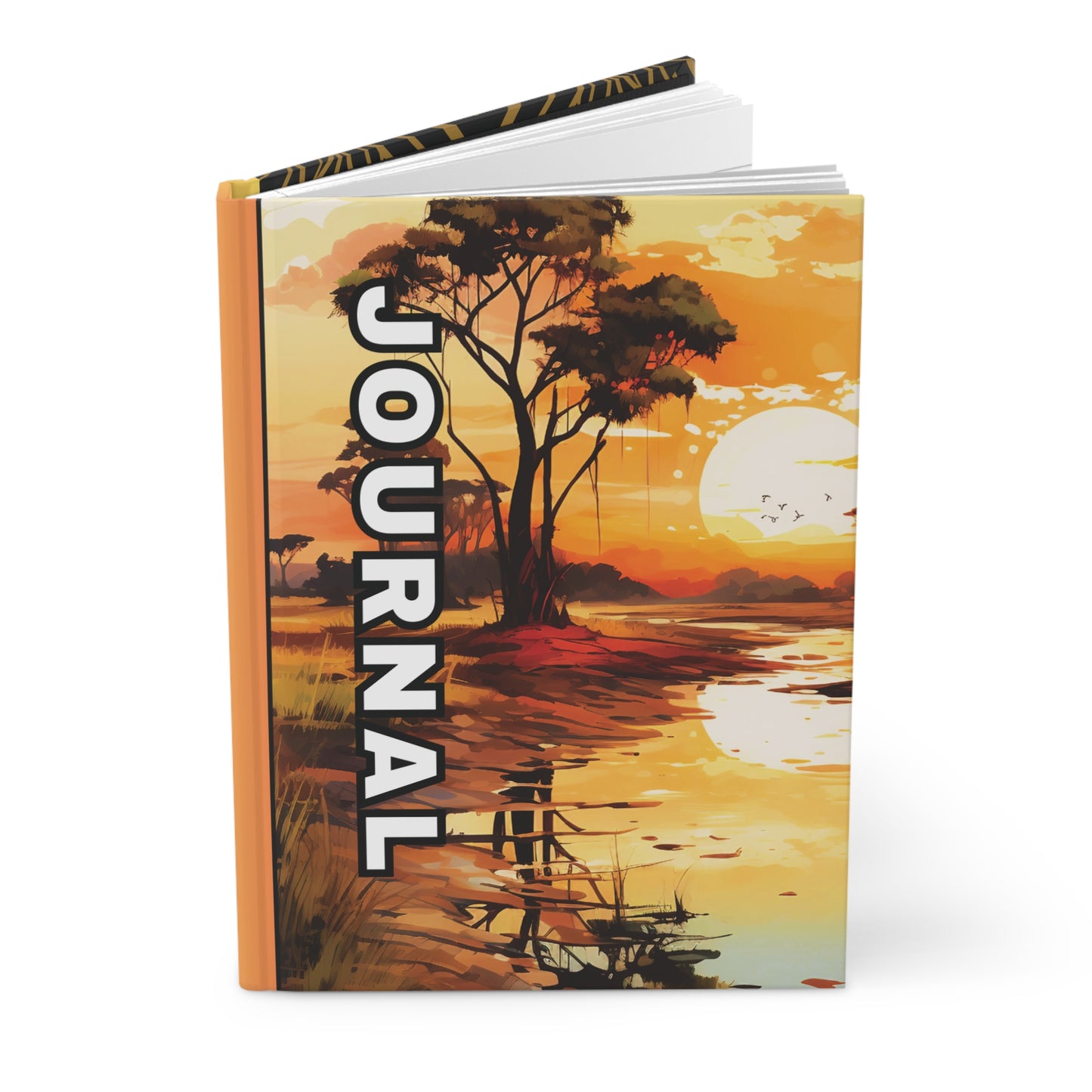 Nature-Inspired Hardcover Journal | Travel Memories, Daily Planner, Art Sketchbook, Gift for Writers, Reflection Notebook