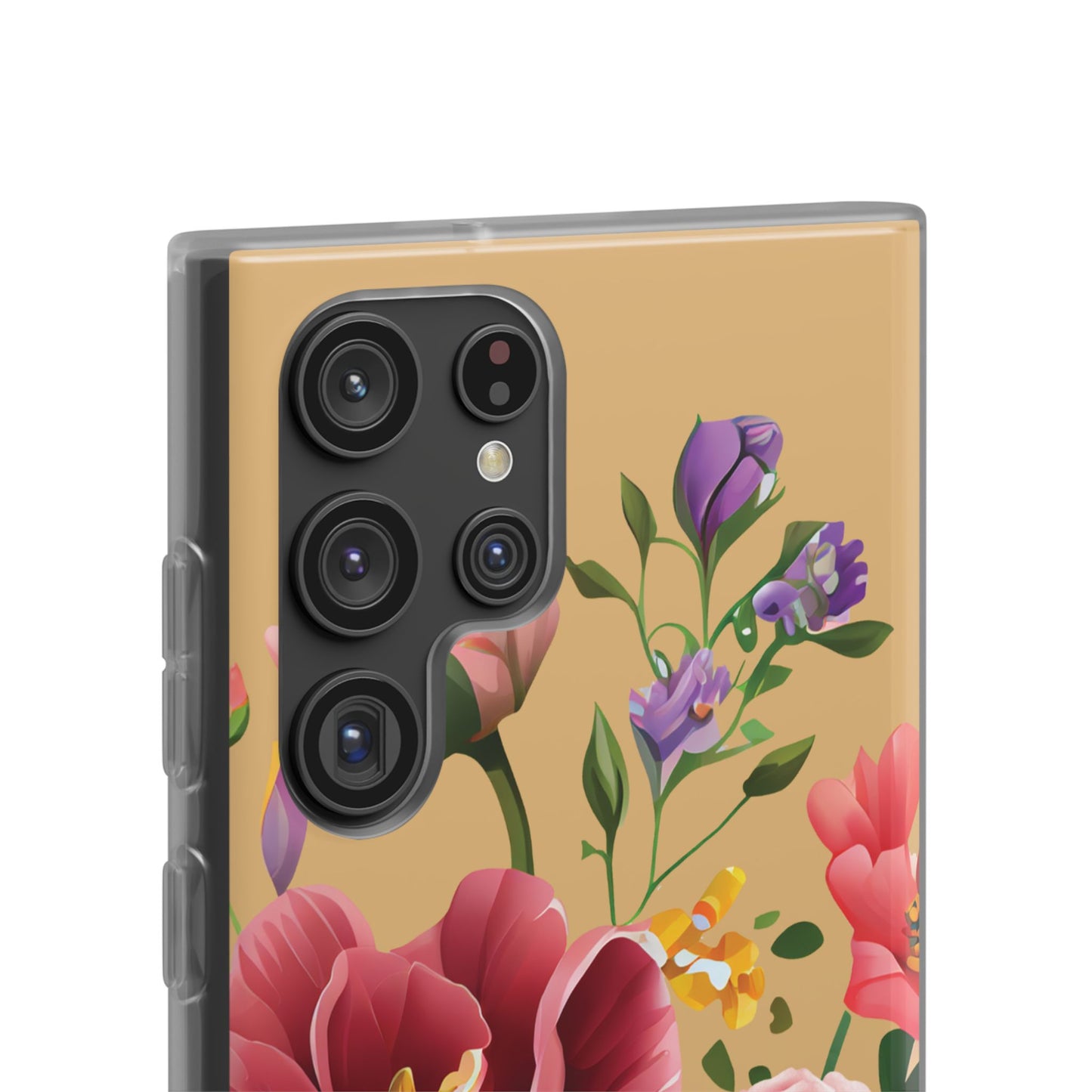 Floral Scripture Phone Case — "Let Your Light Shine" (Matthew 5:16) for iPhone and Samsung Cases.