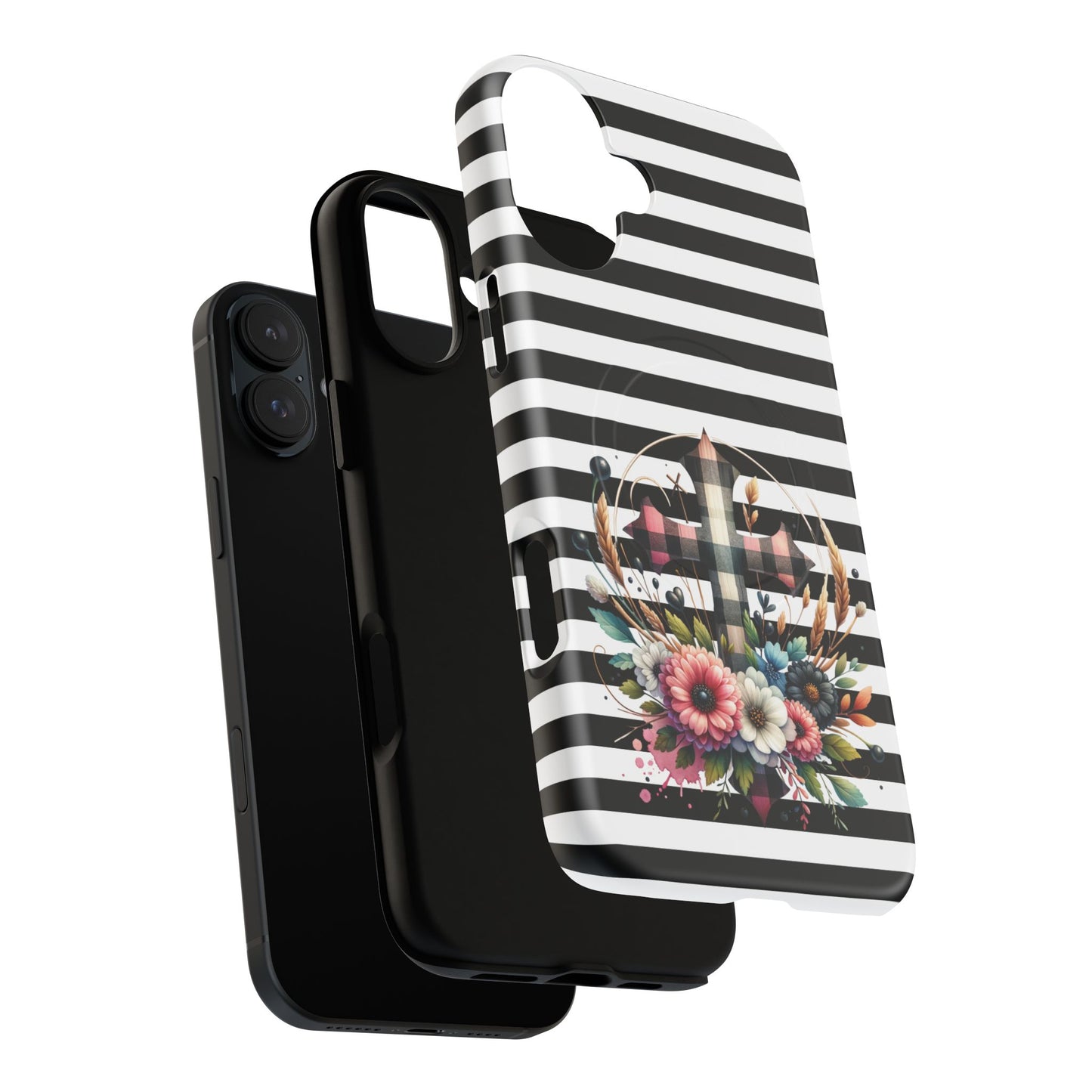 Striped in His Glory iPhone Case, Tough Magnetic Phone Protector, MagSafe iPhone Cover, Durable Case for Everyday Use, Gift for Nature Lovers, Vibrant Design.