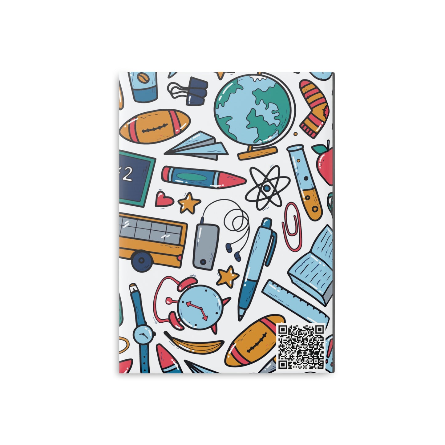 Black School Doodles A Hardcover Notebook (PY)