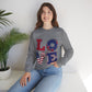 Patriotic LOVE Unisex Heavy Blend™ Crewneck Sweatshirt