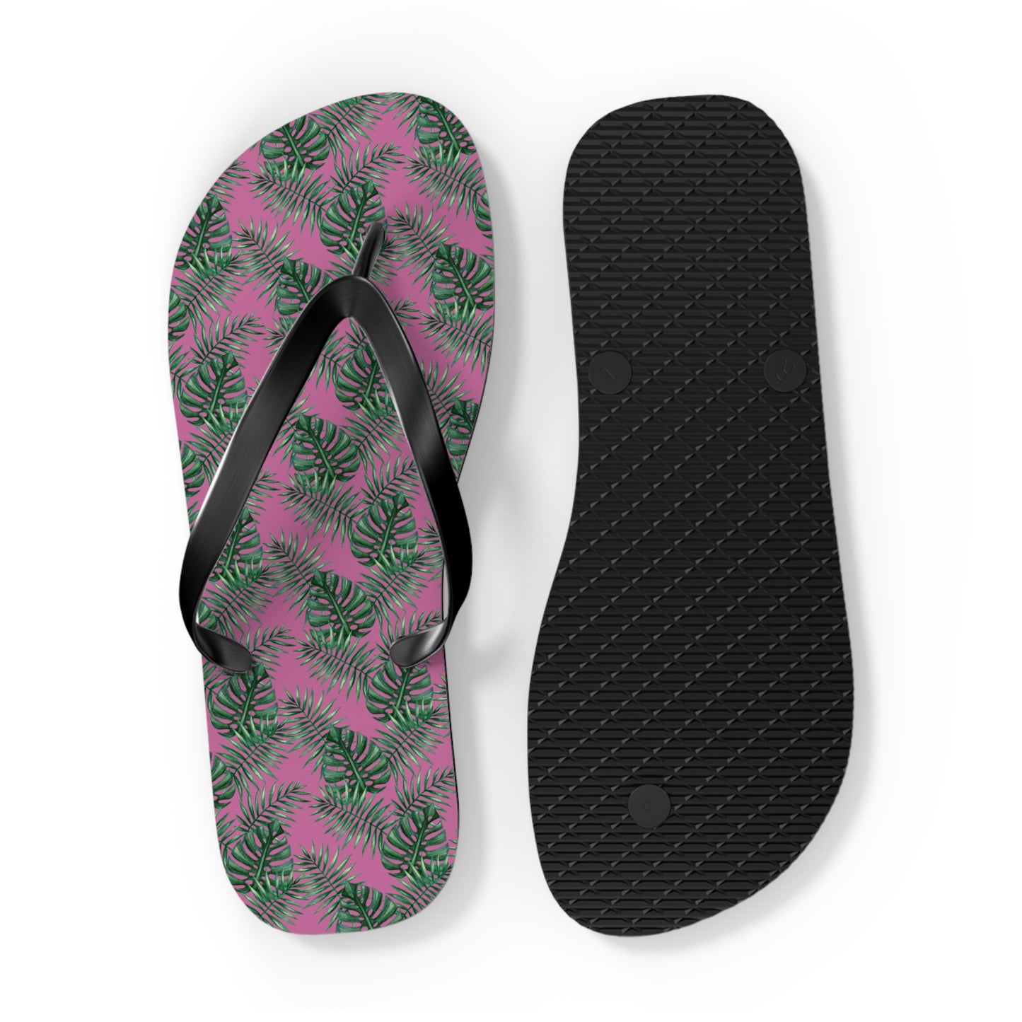 Pink Tropical Bliss Flip Flops