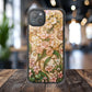 Floral Vintage Art Stained Glass Effect Nouveau Clear Magnetic Impact Case