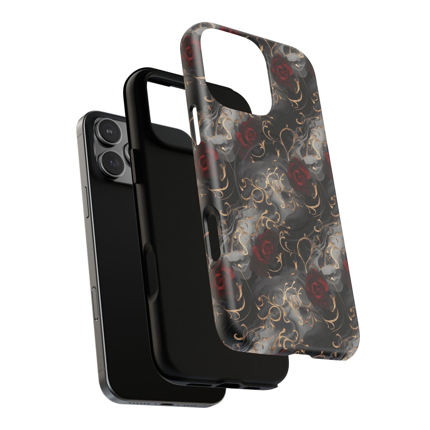 Elegant Floral Tough iPhone Magnetic Cases, iPhone Protection, Unique iPhone Covers, Stylish Mobile Accessories, Gift for Her