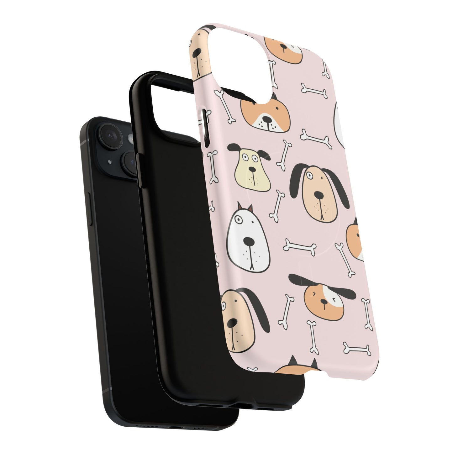 Cute Dog iPhone Case, Tough Magnetic Cases for Pet Lovers, Dog-Themed Accessories, Gift for Dog Owners, Unique iPhone Cover