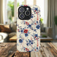 Americana Blossom Drift Tough Magnetic iPhone Case - Durable, Chic, Personalized for Floral Lovers, Gift for Her, Spring Style, iPhone Accessories