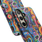 Psychedelic Visions Vibrant Art Google Pixel, iPhone and Samsung Phone Case - Tough Cases for Creative Souls