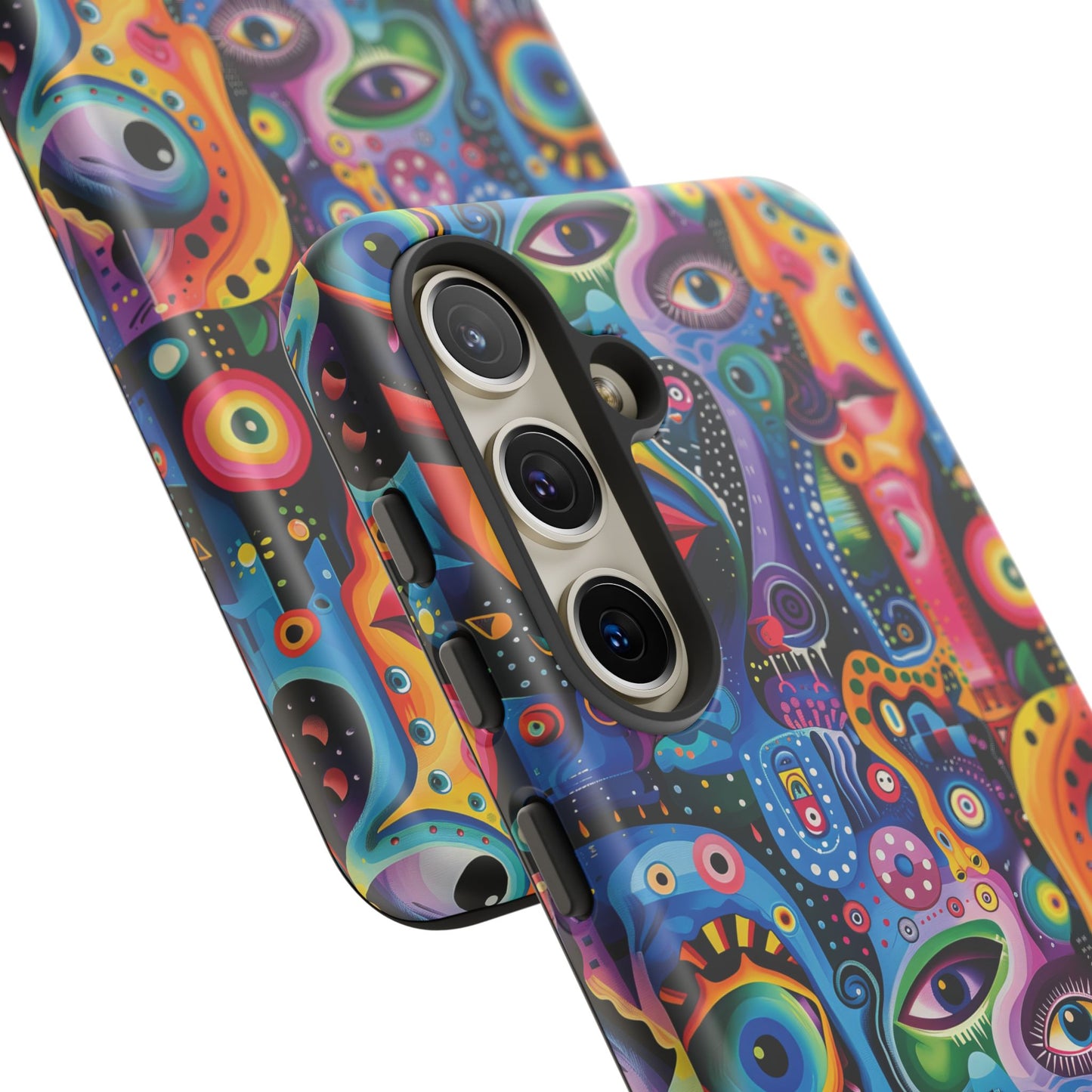 Psychedelic Visions Vibrant Art Google Pixel, iPhone and Samsung Phone Case - Tough Cases for Creative Souls
