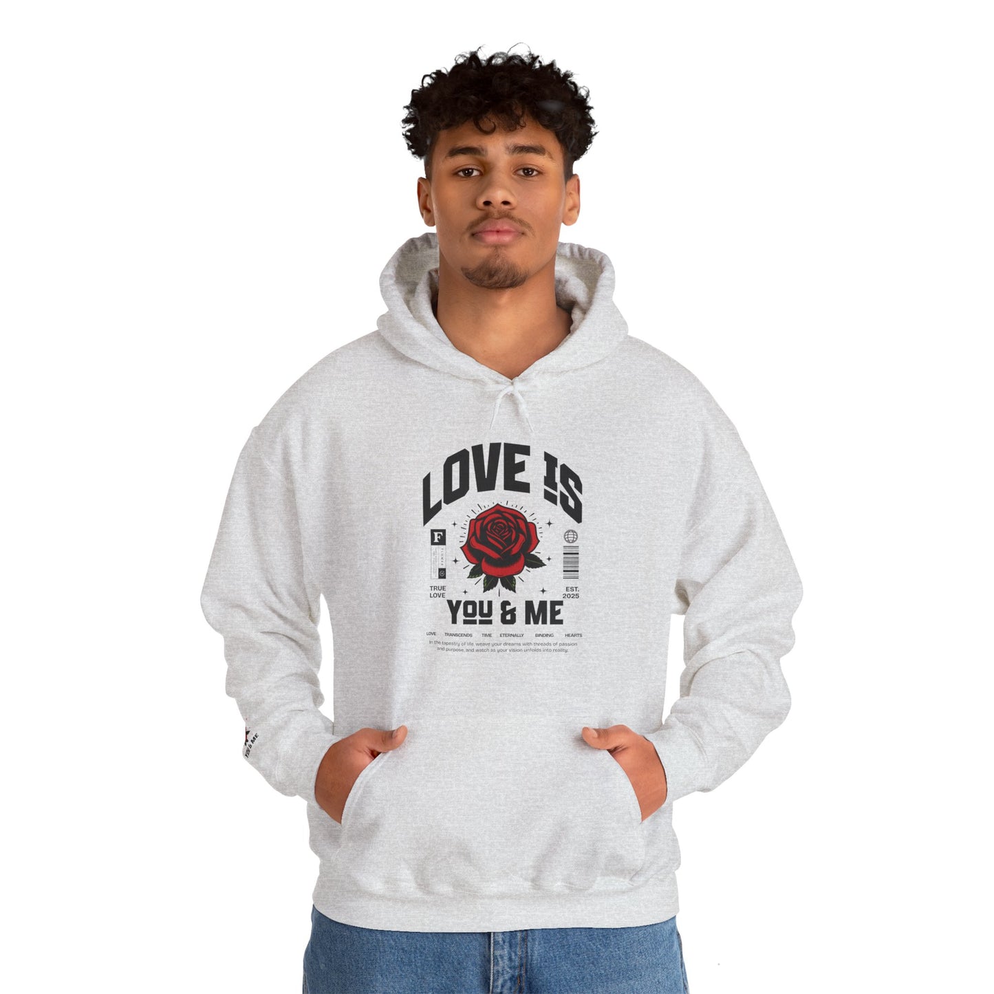 You and Me Unisex Gildan Hoodie Sweatshirt