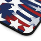 Patriotic Waves Desk Mat