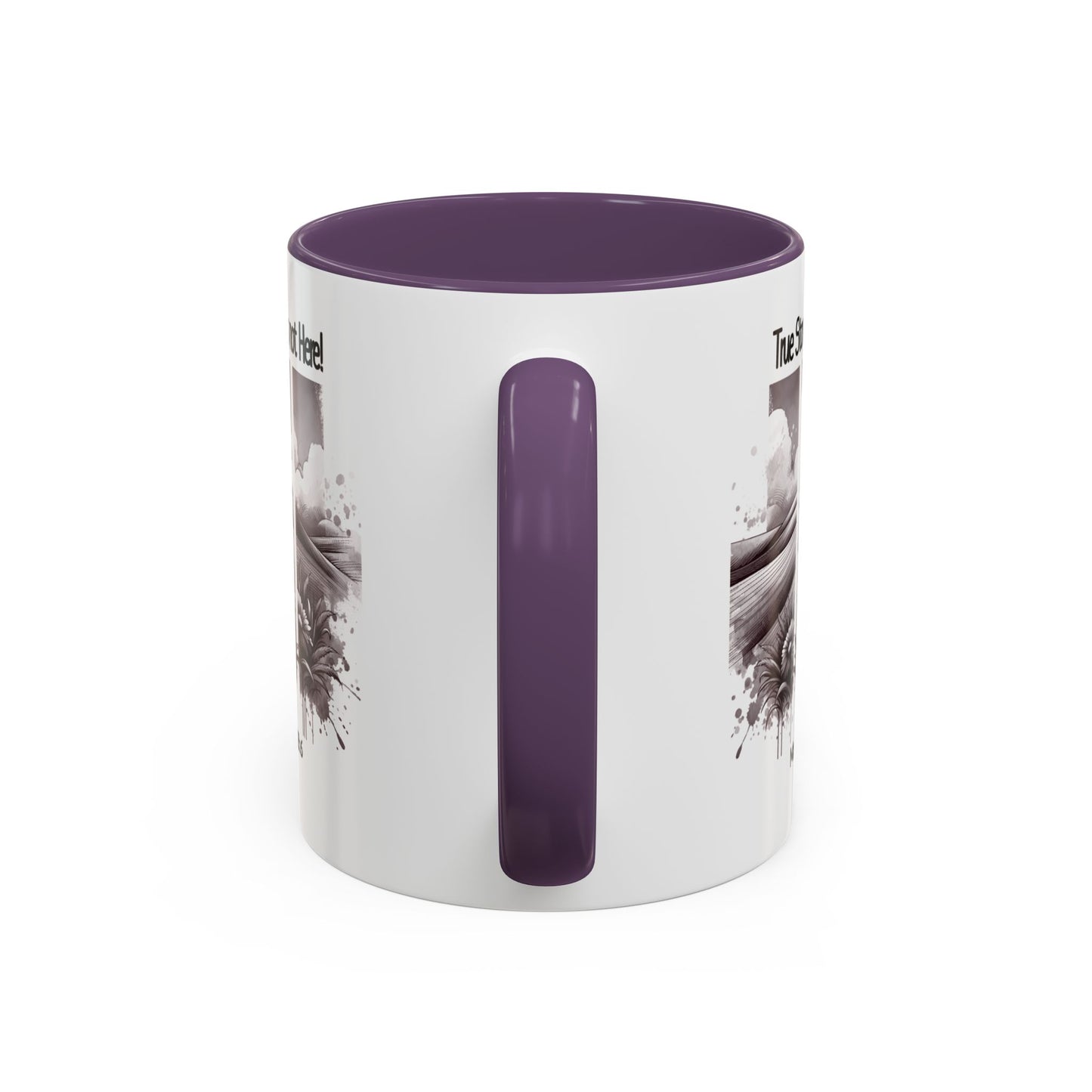 Inspirational Accent Coffee Mug - True Story, He's Not Here (Matthew 28:6) 11oz/ Faith Gift