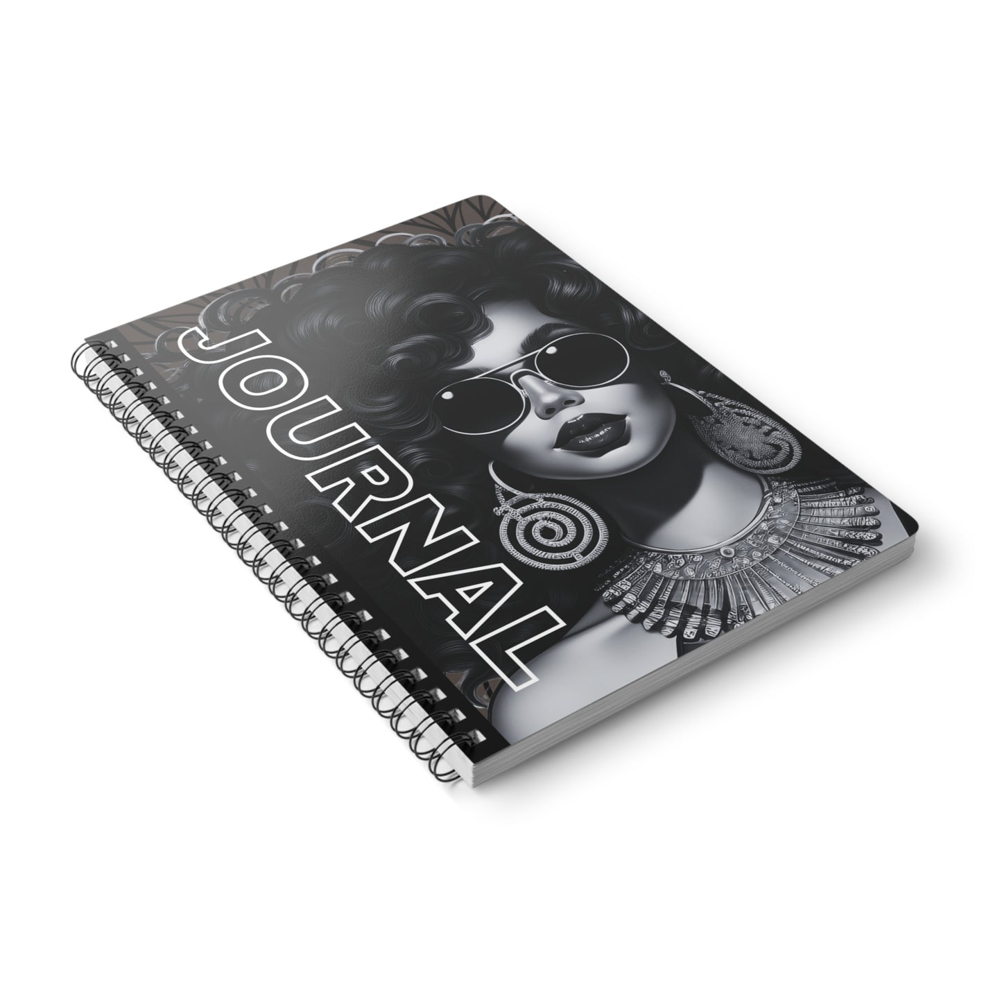 Stylish Wirobound Softcover Notebook | A5 Journal, Creative Writing, Sketchbook, Gift for Her, Inspirational Quotes