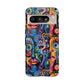 Psychedelic Visions Vibrant Art Google Pixel, iPhone and Samsung Phone Case - Tough Cases for Creative Souls