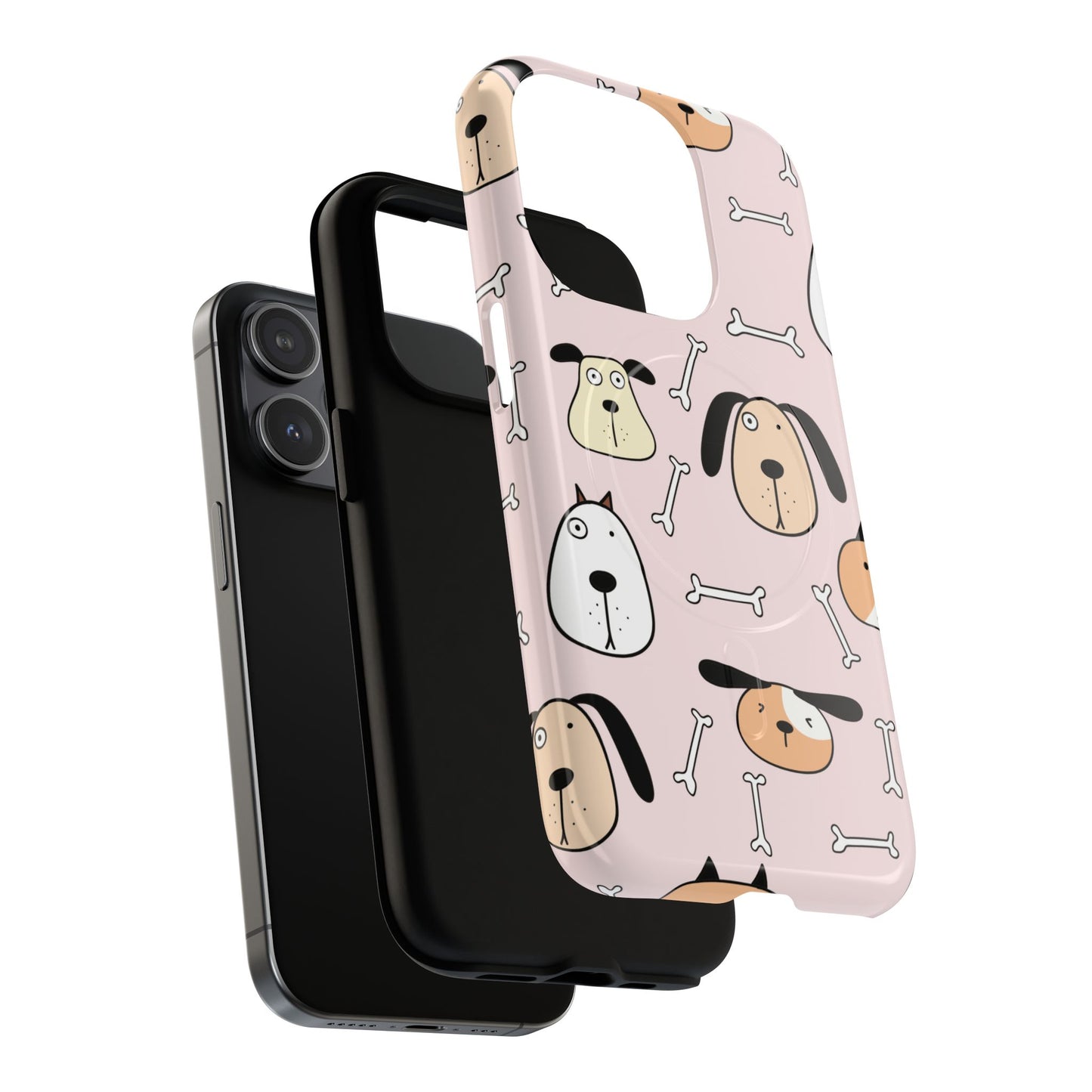 Cute Dog iPhone Case, Tough Magnetic Cases for Pet Lovers, Dog-Themed Accessories, Gift for Dog Owners, Unique iPhone Cover