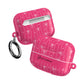 Personalized Pink Bow Coquette AirPod Cases — Custom Name Protective Cover
