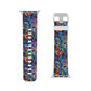 Psychedelic Visions Vibrant Artistic Apple Watch Band - Fun Colorful Design