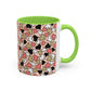 Heart Patterned Coffee Mug - Colorful Love Design, Perfect for Gifts & Celebrations