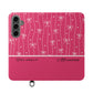 Personalized Pink Bow Coquette Flip iPhone and Samsumg Case — Custom Name or Affirmation Wallet Cover