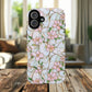 Blossom Veins Tough iPhone Magnetic Cases, Elegant Floral Designs, iPhone Floral Stained Glass Stylish Accessory, Protective Mobile Cover, Unique Gift Idea