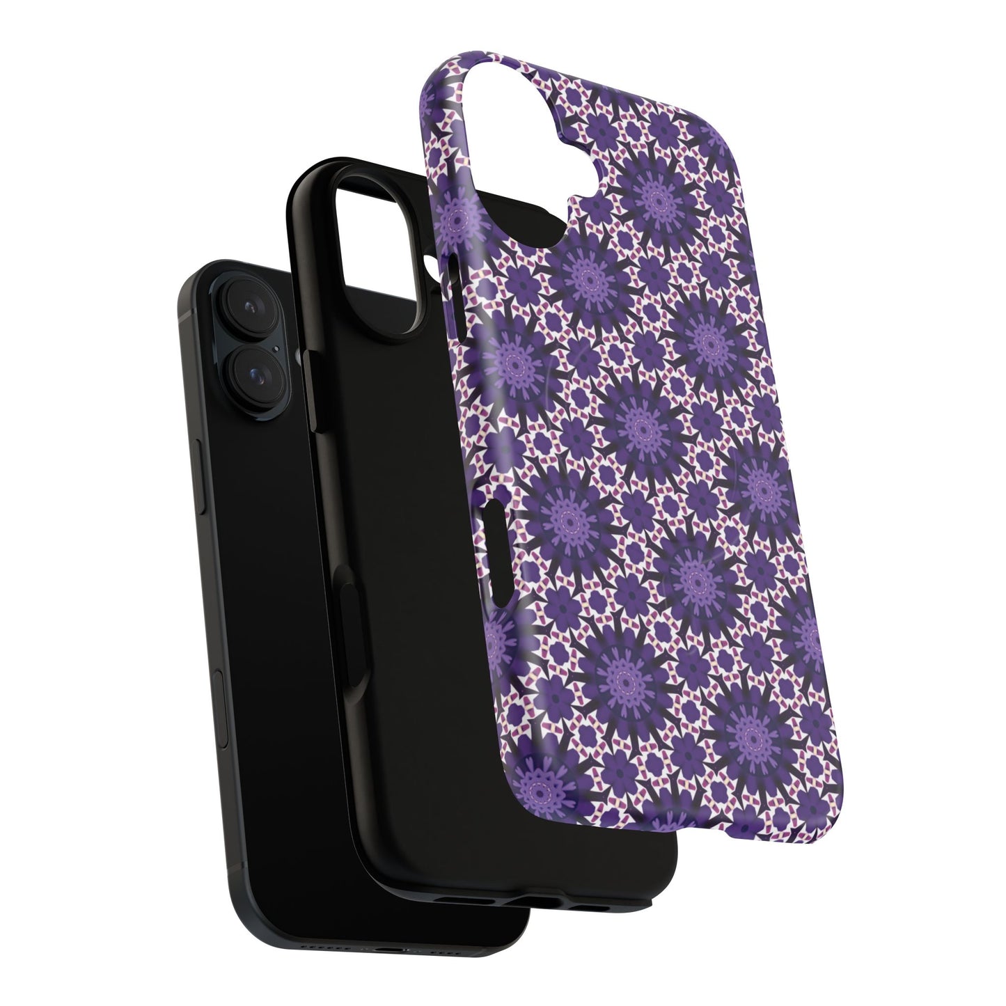 Twilight Petal Mirage Magnetic iPhone Cases, Unique Floral Designs, Tough Protection, Gift for Her, iPhone Accessories, Custom Cases