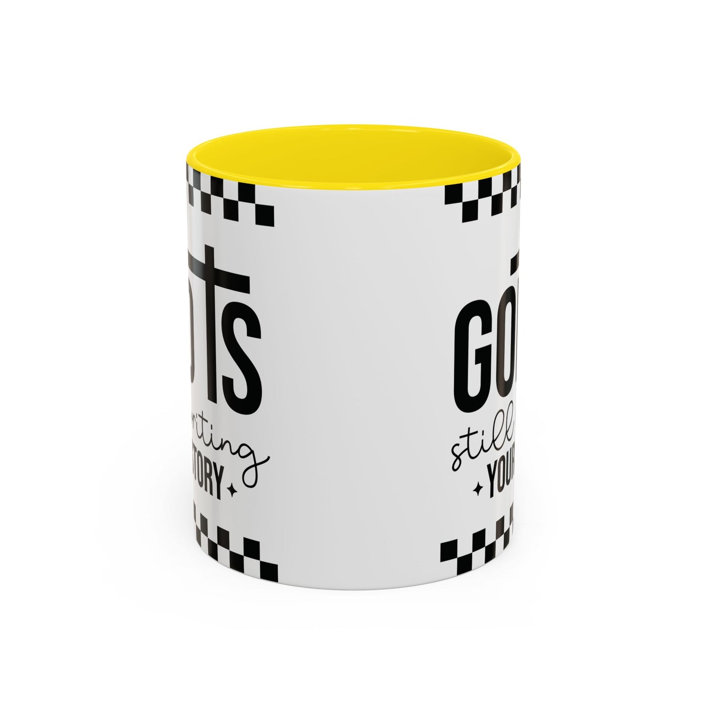 God is Still Writing My Story Accent Coffee Mug