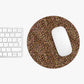 Leopard Luxe Print Mouse Pad - Stylish Desk Accessory for Animal Lovers