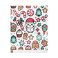 Wrapping Papers - Ginger Bread Holiday Collection - Matte or Glossy Finish - 90gsm Paper