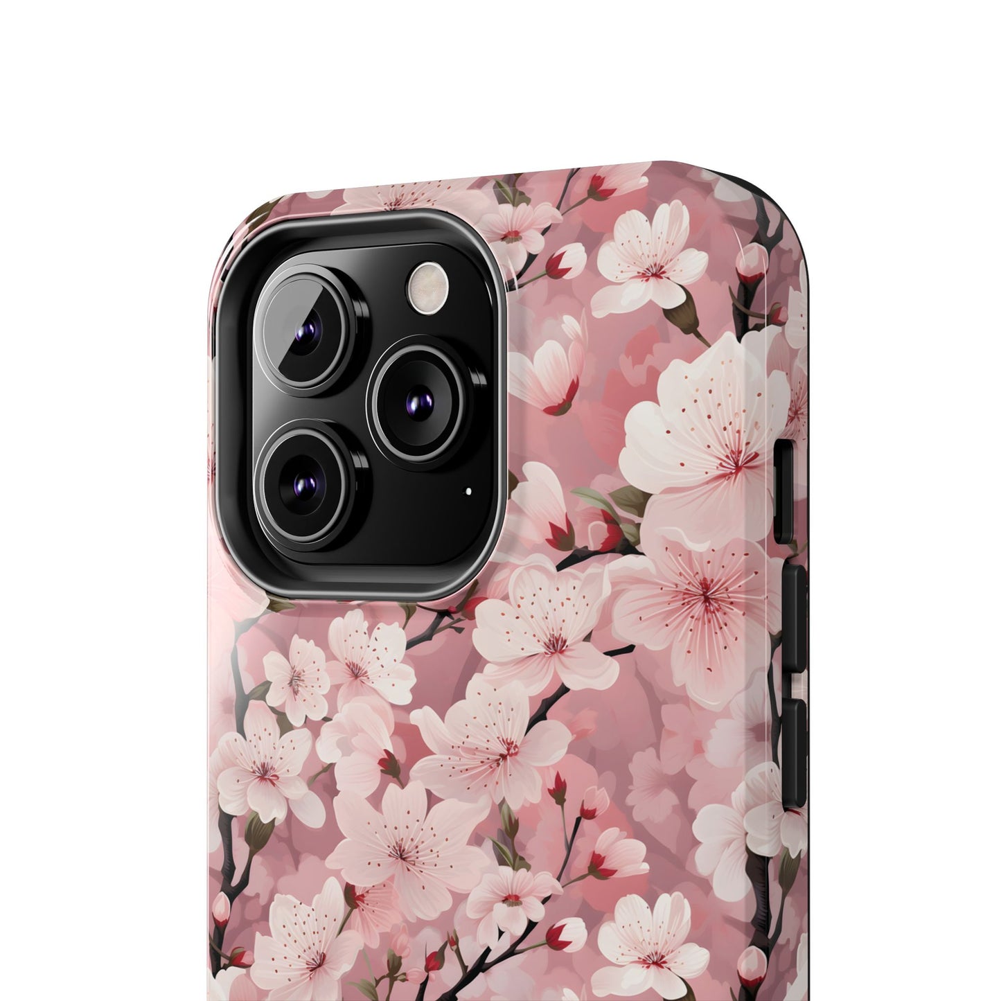Personalized Cherry Blossom iPhone and Samsung Tough Phone Cases