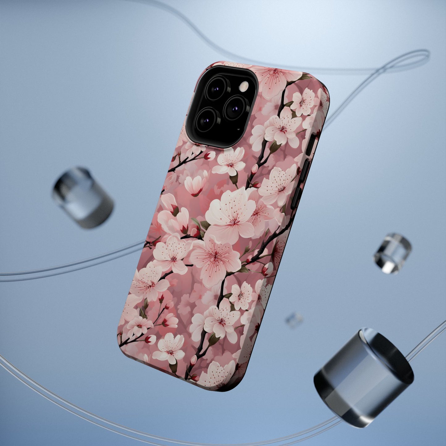 Cherry Blossom Magnetic Tough iPhone Cases