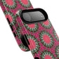 Floral KaleidoBloom iPhone Case, Tough Magnetic Cases, Floral iPhone Cover, Stylish Tech Accessory, Durable Design, Vibrant Gift Idea