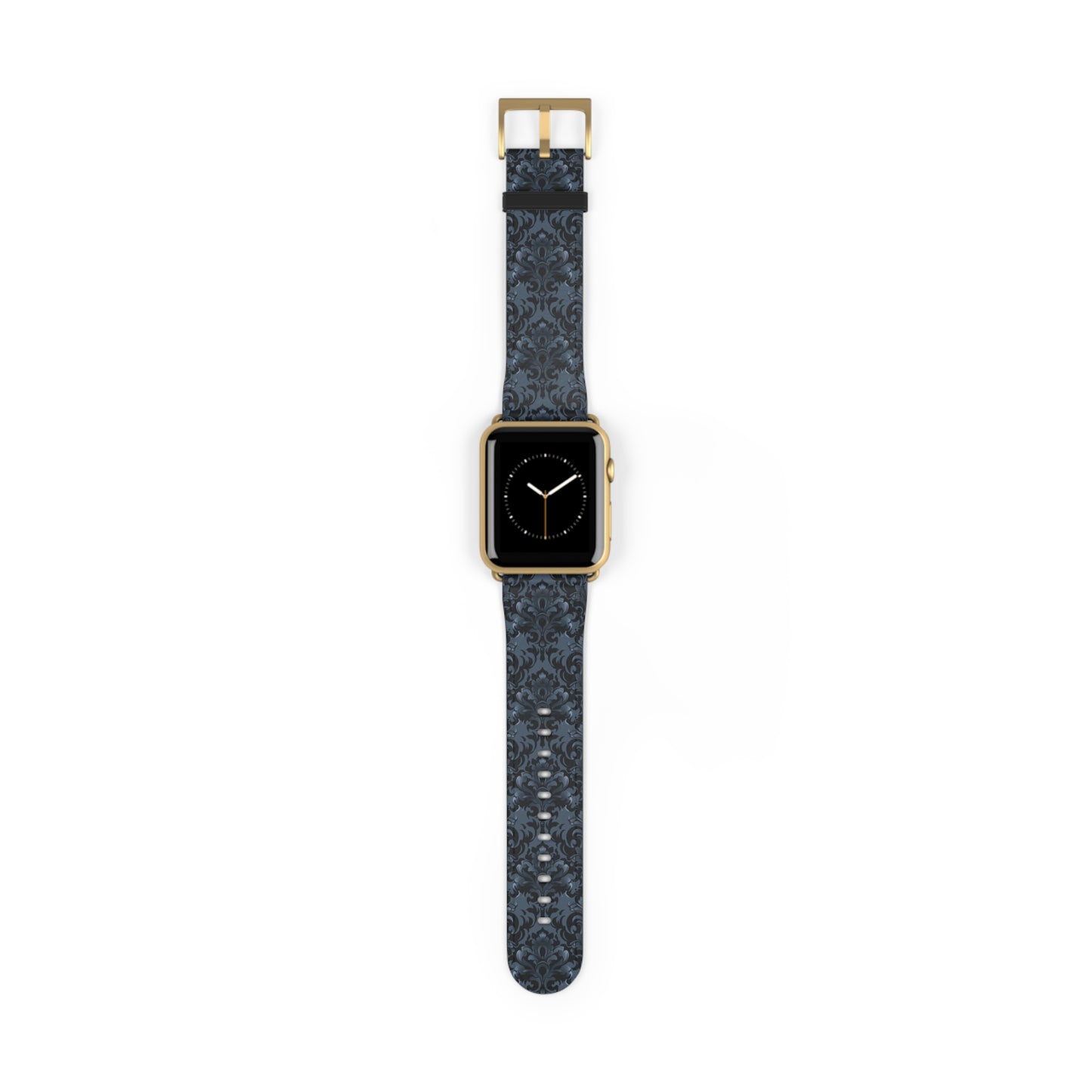 Opulent Dusk Elegant Floral Watch Band - Stylish Accessory for Daily Wear.
