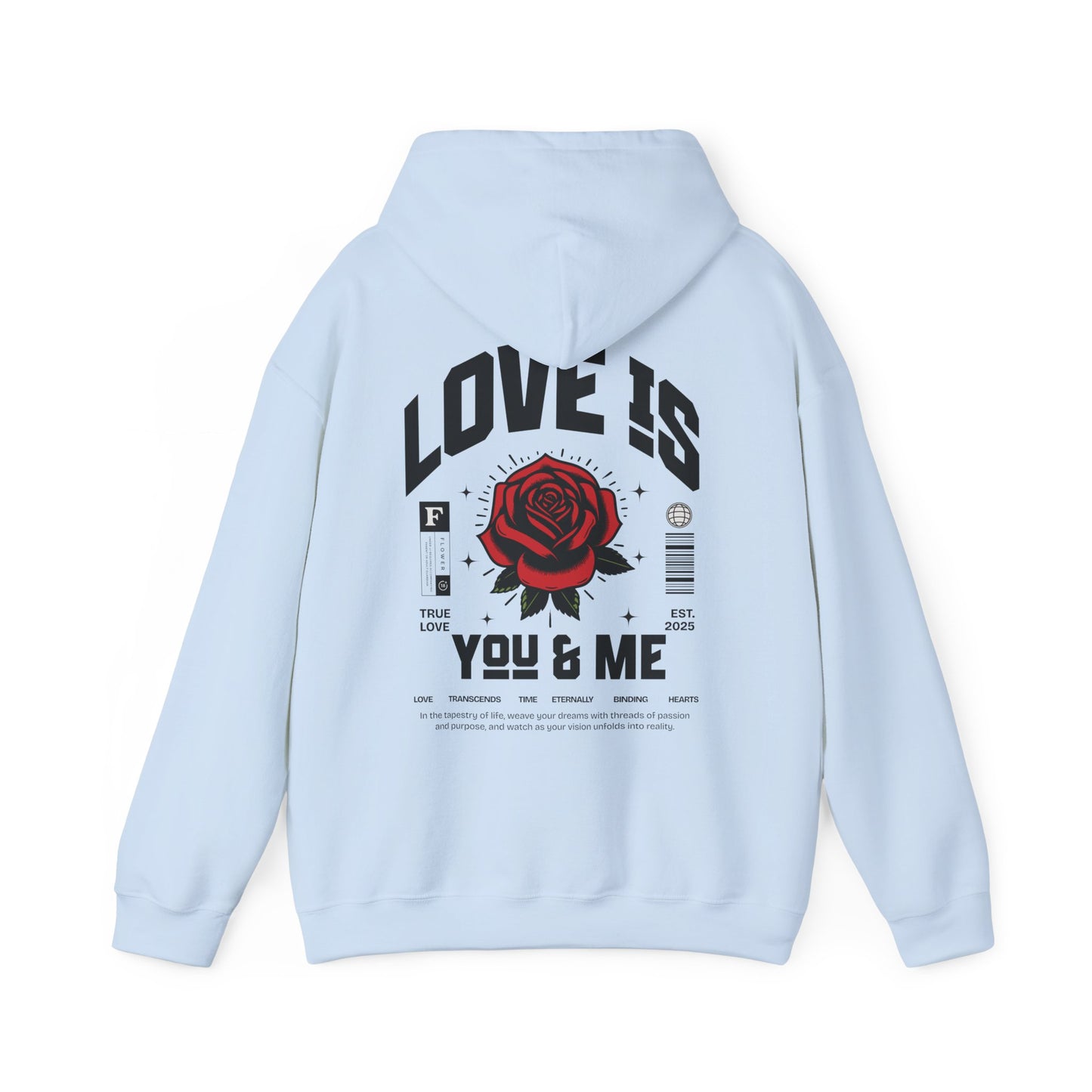 You and Me Unisex Gildan Hoodie Sweatshirt