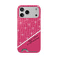 Personalized Pink Bow Coquette iPhone and Samsung Card Case — Custom Name or Affirmation