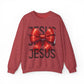 JESUS Unisex Heavy Gildan Blend™ Crewneck Sweatshirt.