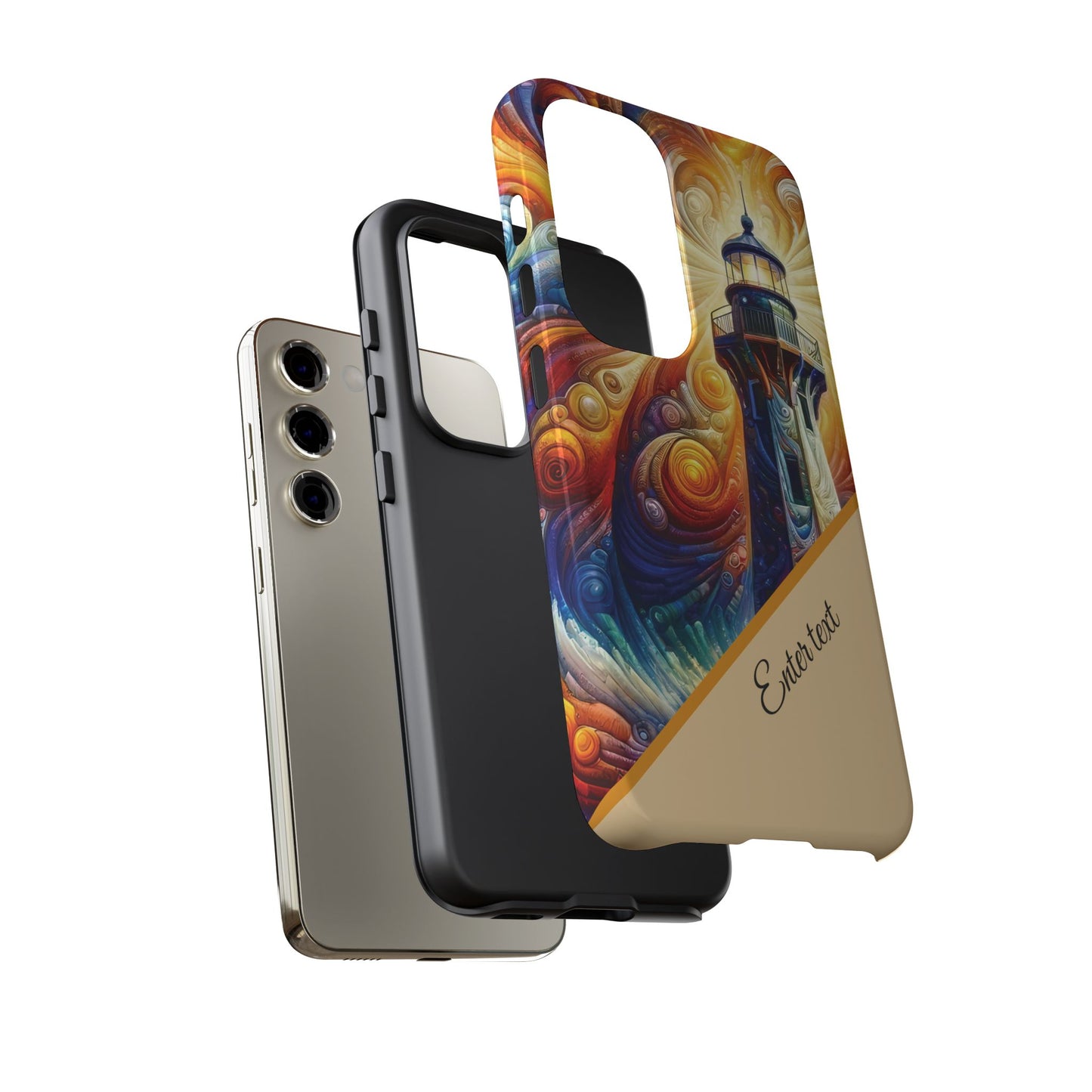 Personalized Cosmic Beacon Tough Samsung and Google Phone Cases