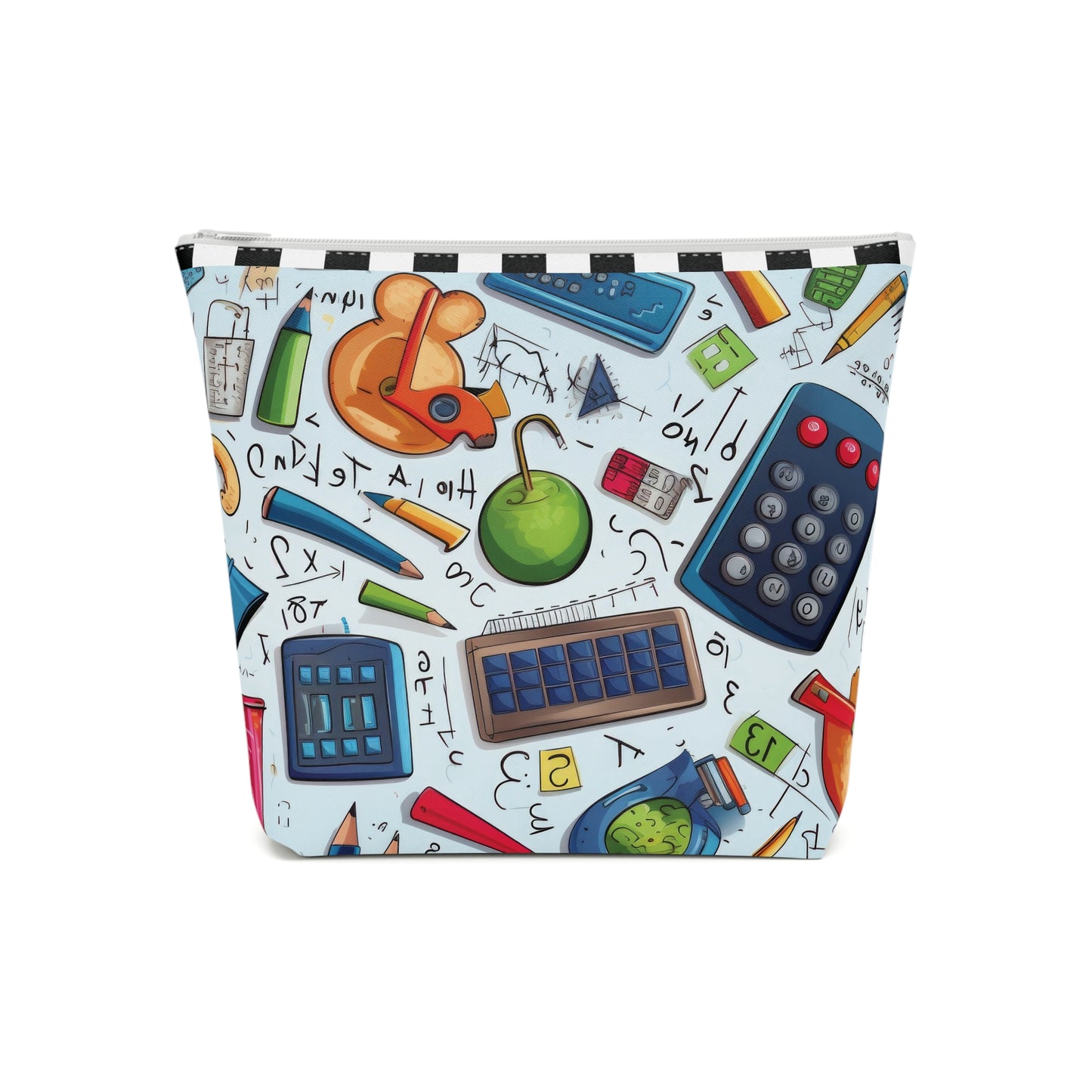 Academic Adventures Cotton Cosmetic Bag