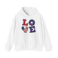 Patriotic LOVE Unisex Heavy Blend™ Hooded Sweatshirt